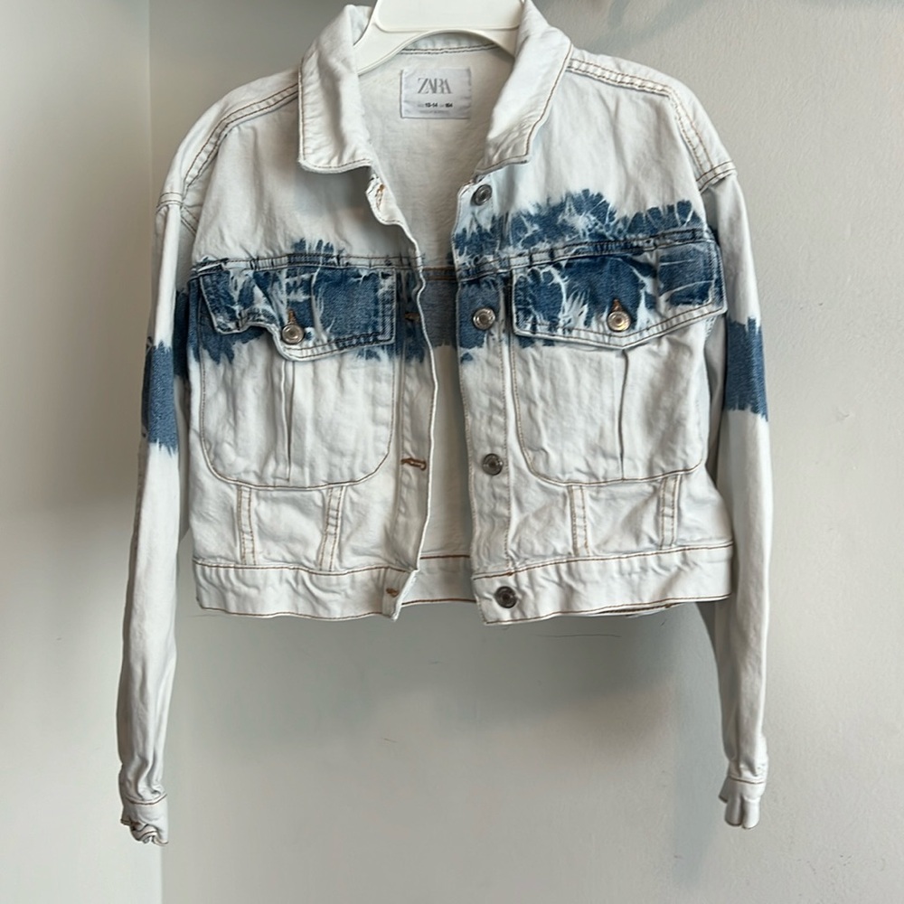 Zara denim jacket, girls 13-14